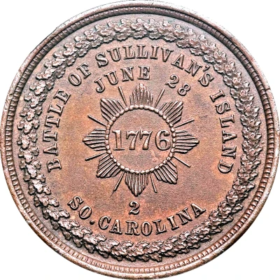Dollar - George Hampden Lovett Battle of Sullivan's Island back
