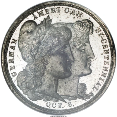 Dollar - German American Bicentennial front