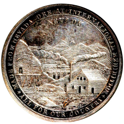 Dollar - Nevada - Centennial International Exhibition back