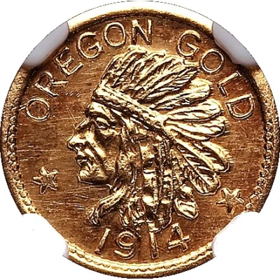 Dollar - Oregon Gold front