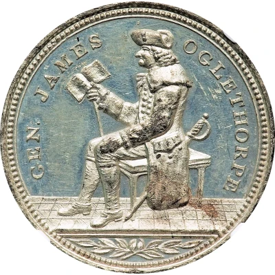 Dollar - Sesqui Centennial of the Settlement of Georgia front