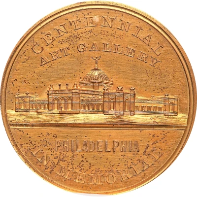 Dollar - U.S. Centennial Exposition Art Gallery Building front