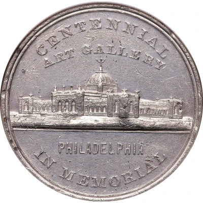 Dollar - U.S. Centennial Exposition Art Gallery Building front
