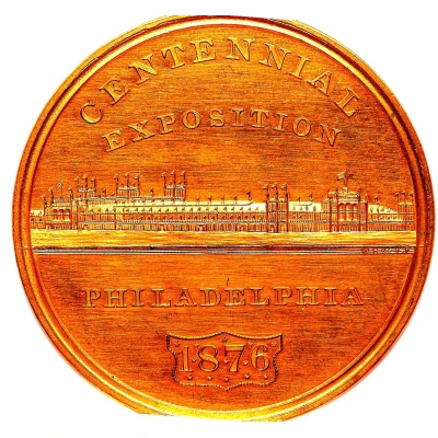Dollar - U.S. Centennial Exposition Building front