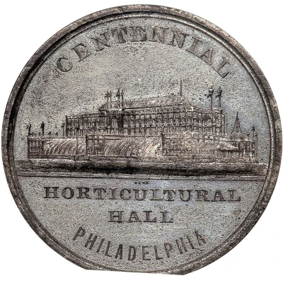 Dollar - U.S. Centennial Exposition Horticultural Hall Building front