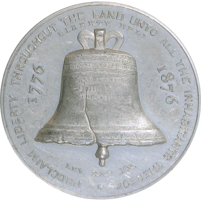 Dollar - U.S. Centennial Exposition Liberty Bell Independence Hall front