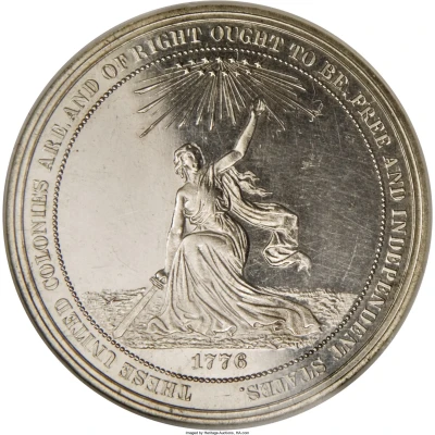 Dollar - US Centennial Exposition Official Medal front