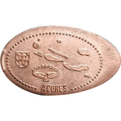 Elongated coin - Açores ND front