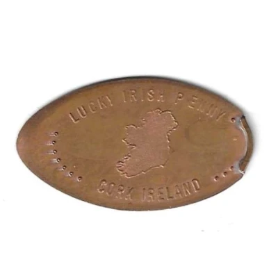 Elongated coin - Lucky Irish Penny (Cork) ND front