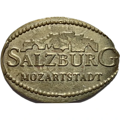 Elongated coin - Salzburg (Mozart's City) ND front