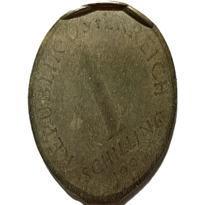 Elongated coin - Salzburg (Mozart's City) ND back