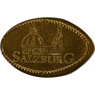 Elongated coin - Salzburg ND front