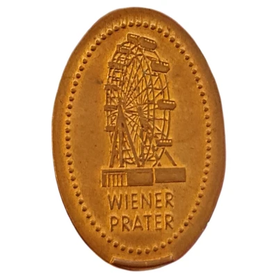 Elongated coin - The Vienna Prater ND front