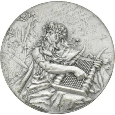 Fifth German Singers Association Festival in Stuttgart in - Wilhelm II back