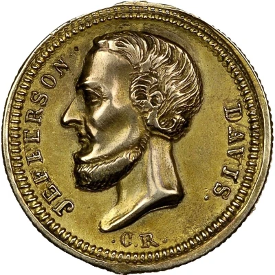 First President CSA Jefferson Davis front