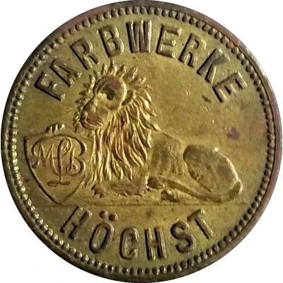 Flaschen Marke - Höchst (Farbwerke) ND front