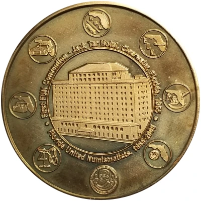 Florida United Numismatists - 50th Annual Convention Ft. Lauderdale, Florida back