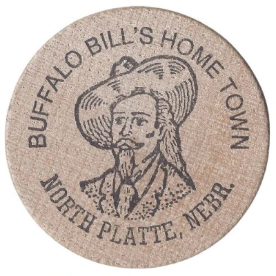 Fort Cody Wooden Nickel (North Platte, Nebraska) ND back