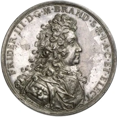 Founding of Halle university - Frederick III front