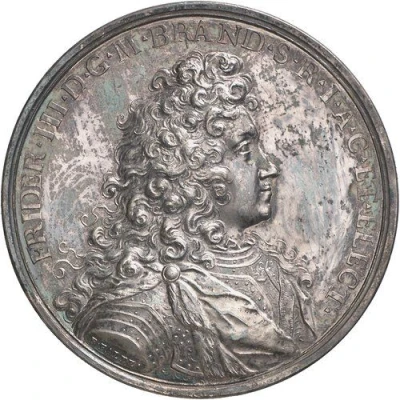 Founding of Halle university - Frederick III front