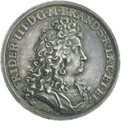 Founding of Halle university - Frederick III front