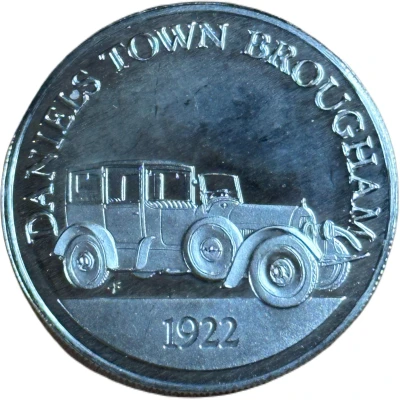 Franklin Mint - Collection of Antique Car Coins - Series 1 Daniels Town Brougham ND front