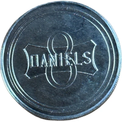 Franklin Mint - Collection of Antique Car Coins - Series 1 Daniels Town Brougham ND back