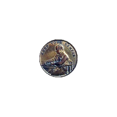 Gambling token - Wisdom (Keep your temper) ND back