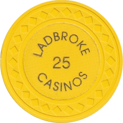 Game Token - Ladbroke Casinos (25) ND back