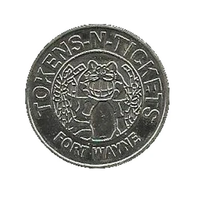 Game Token - Tokens-N-Tickets (Fort Wayne, Indiana) ND front