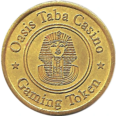 Gaming Token - Oasis Taba Casino ND front