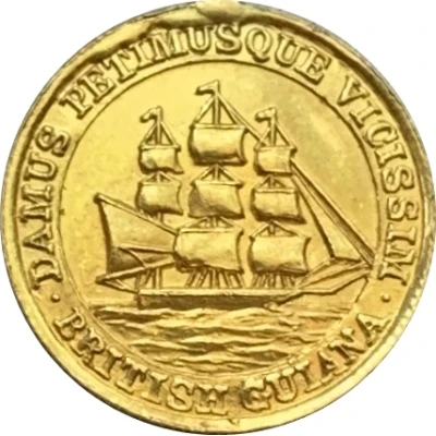 Gold Dollar Souvenir Medalet - Jeweler Issue ND front