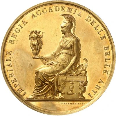 Gold Prize Medal - Imperial Academy of Fine Arts Venice ND front