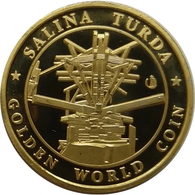 Golden World Coin - Salina Turda ND front