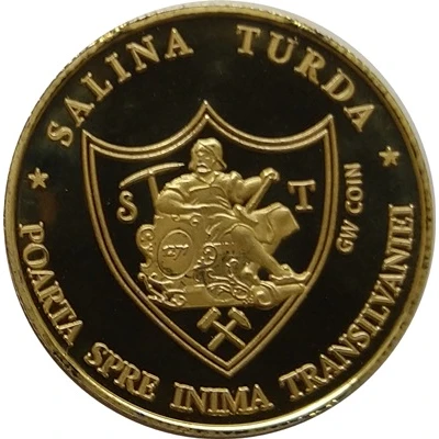 Golden World Coin - Salina Turda ND back