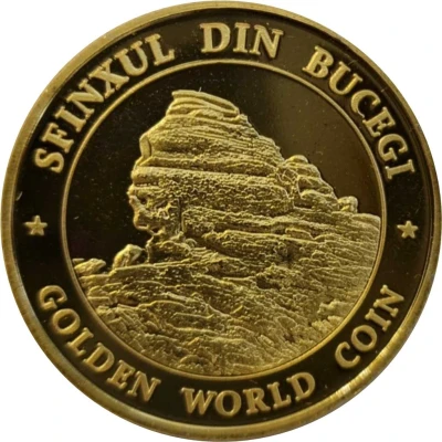 Golden World Coin - Sfinxul din Bucegi ND front