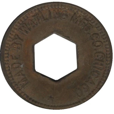 Good for 5¢ Package of Gum - Watling Fruit Gum Company (Chicago, IL) ND front