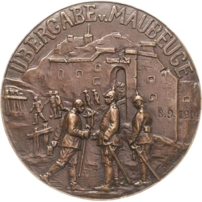 Handing over of Maubeuge to General von Zwehl back