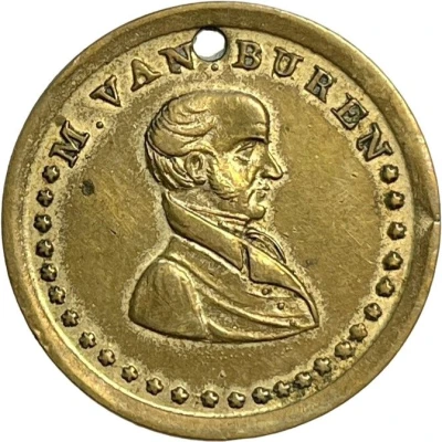 Hard Times Token - Martin Van Buren / Temple of Liberty ND front