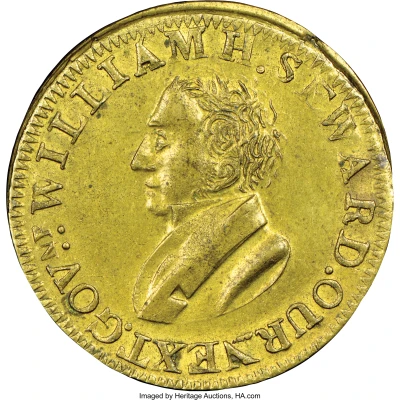 Hard Times Token - William Seward ND front