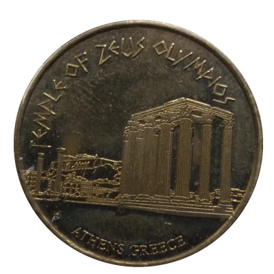 Hellenic Heritage Collectors Coin - Athens (Temple of Olympian Zeus) ND front