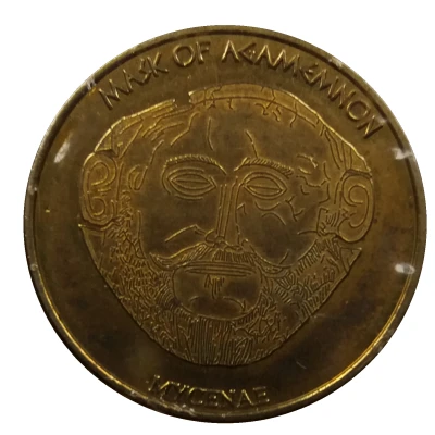 Hellenic Heritage Collectors Coin - Mycenae (Mask of Agamemnon) ND front