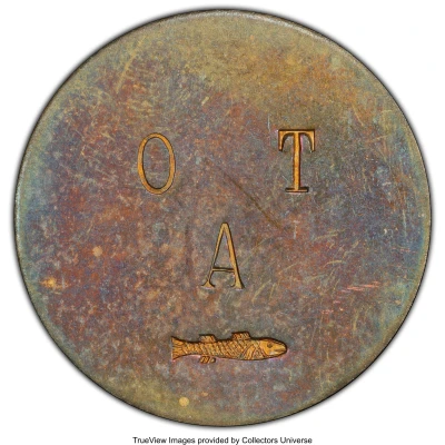 Herring barrel token Ottó Tulinius Akureyri ND front