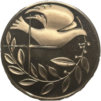 Holiday Greeting Card Medal - Peace front