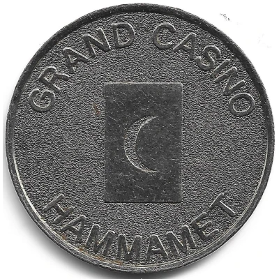 Jeton - Grand Casino Hammamet, ½ ND back