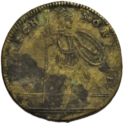 Jeton - Louis XVI - Guerrier en arme, par Ulrich Dorn ND back
