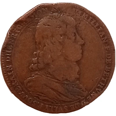 Jeton Maximilien de Béthune de Sully D'Henrichemont front