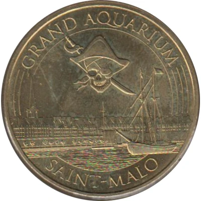 Jeton Touristique - Monnaie de Paris - Saint Malo - Grand Aquarium front