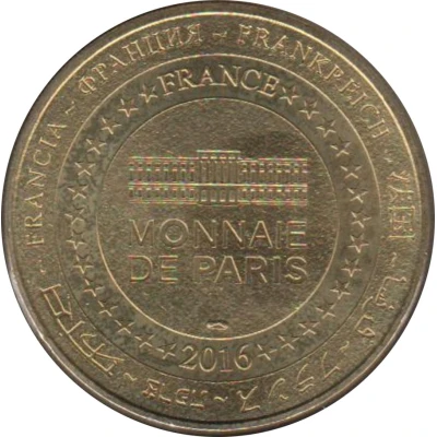 Jeton Touristique - Monnaie de Paris - Saint Malo - Grand Aquarium back