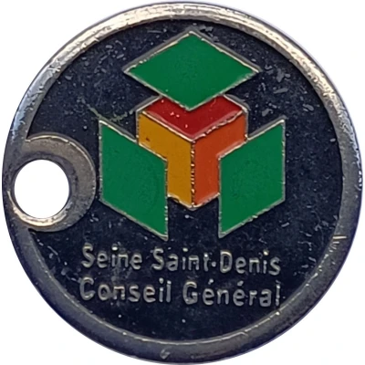 Jeton de Chariot - Seine Saint Denis - Conseil Général ND front